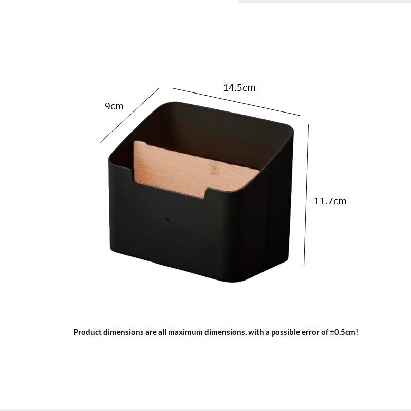 Plastic Desktop For Remote Controls Tissues Storage Box Cosmetics Office Supplies Living Room Organization