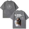 Quevedo El Baifo Album 2026 Tour Graphics Vintage Washed T Shirt Men Women Fashion Tshirt Shortsleeved Loose Cotton Tshirts