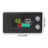 Low Power Consumption Electric Monitor with Clear Battery Percentage Readout Digital Voltmeter for 8 To 100V Systems
