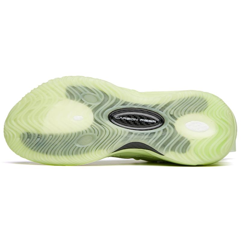 Anta Shock Wave 3 Pro Low-Top Basketball Shoes Neon Green Sneakers