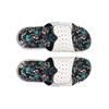 Under Armour Women's Ignite 7 Graphic Footbed Slide Grey Mist Floral 3026029-100
