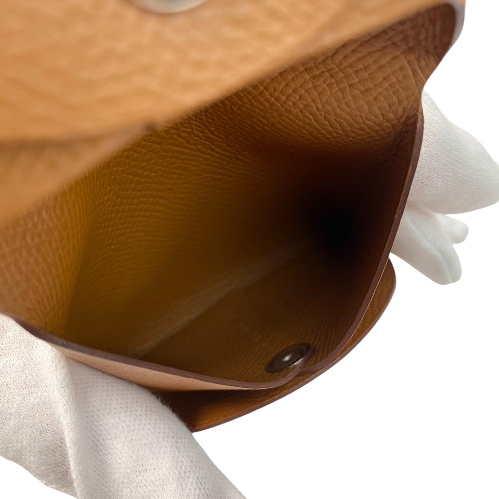 Used HERMESCoin Case Gold Women