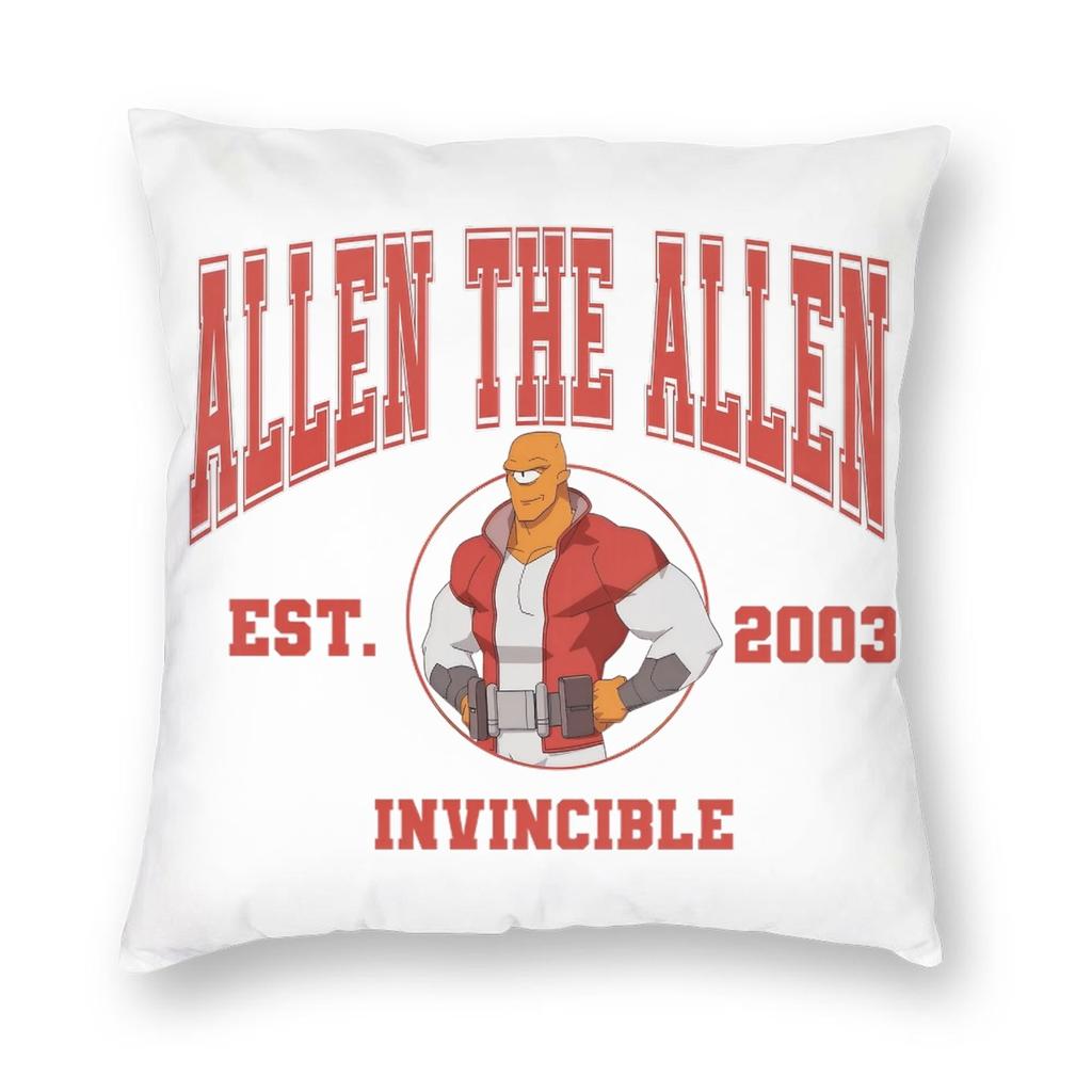 Invincible Comic Anime Pillowcase Soft Polyester Cushion Cover Decorative Pillow Case Cover Seat Zippered 40*40Cm