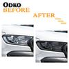 2 Pcs Car Headlight Tint Black Protective Film Transparent TPU Sticker Accessories  For Ford Ranger Wildtrak Raptor 2015-Present