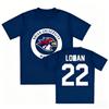 Off-Campus Briar University Hawks Graham No. 44 Jersey Shirt Cotton Unisex 2026 Summer New Men's O-neck Streetwear Tshirt