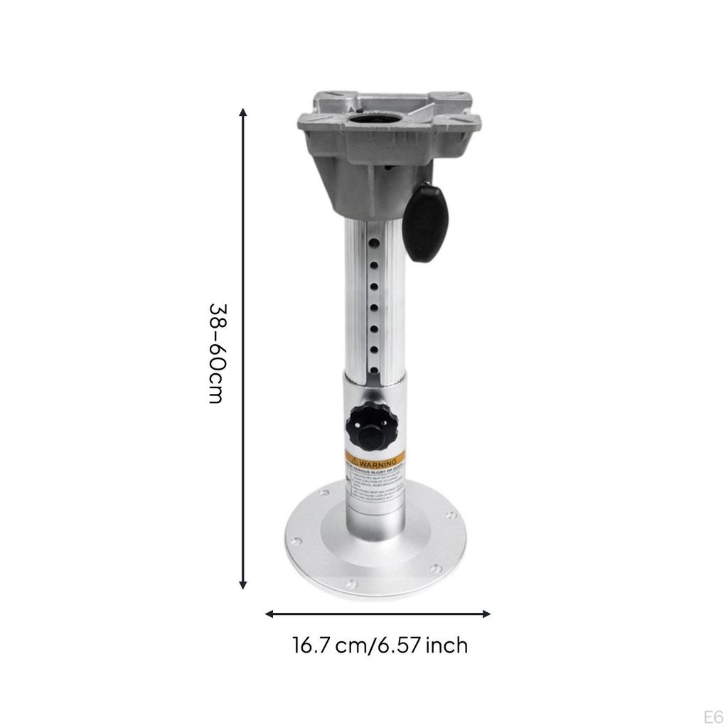 Boat Seat Base with Rotating Mount Compact Marine Sturdy for Anglers