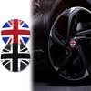 4PCS 56mm 60mm Unversal Union Jack Badge Car Wheel Center Hub Caps Covers For MINI Cooper F56 F53 F54 R50 R52 R56 R57 R58