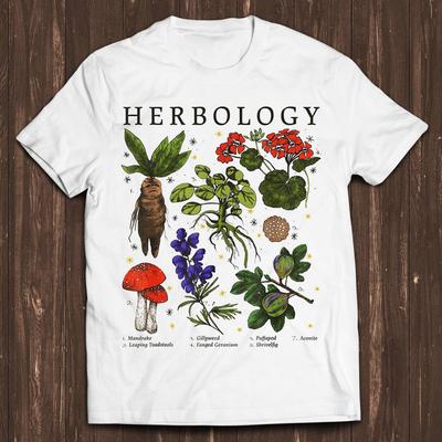 Herbology Plants Botanic Garden Magic Wizard Meme Funny Top Style Unisex Gamer Movie Music Gift Cool Tee Mens Kids T Shirt C7045