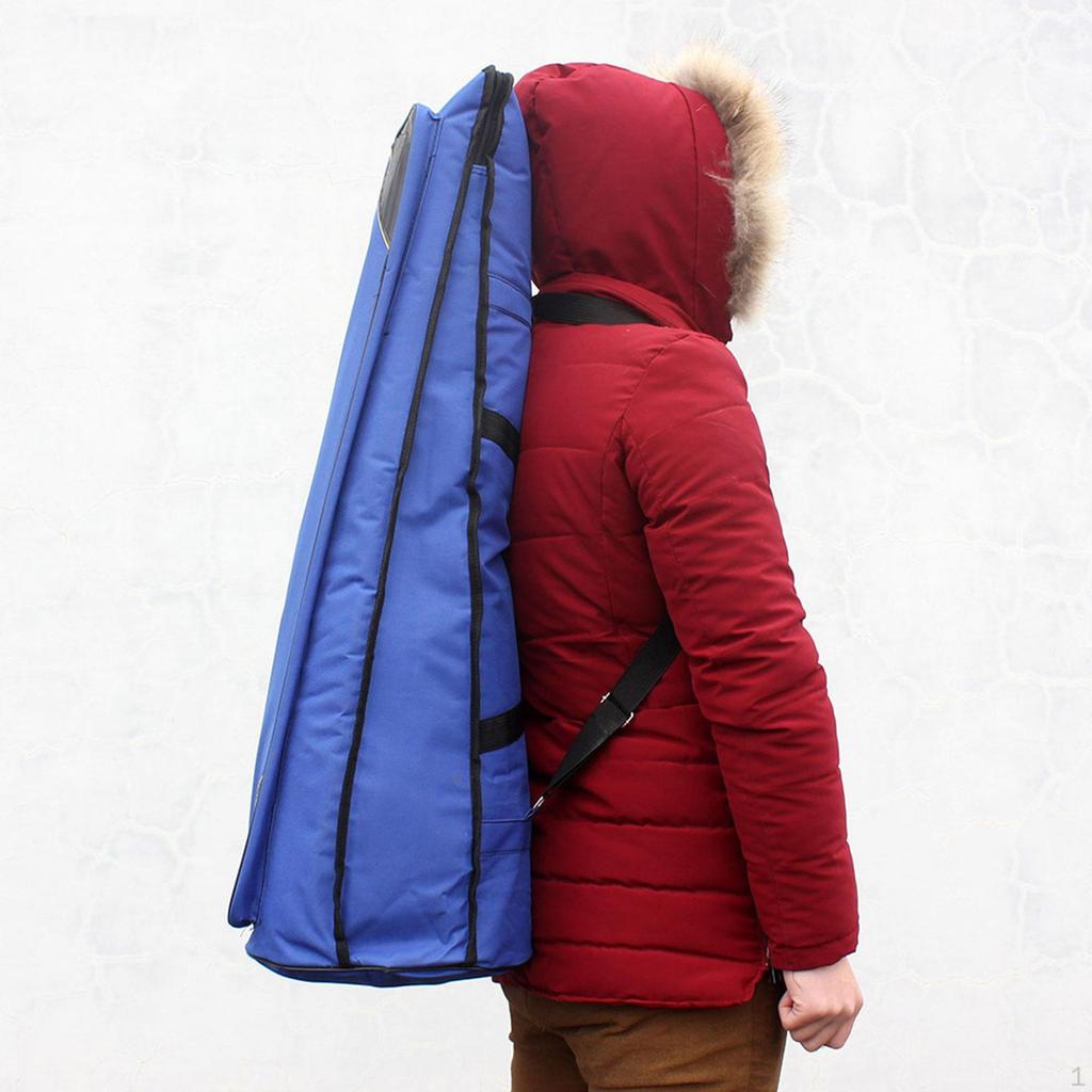 Adjustable Shoulder Strap Tenor Trombone Backpack, Padded Gig Bag for Bass