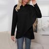 Women's Fashionable, Casual, Comfortable, Round Neck, Zipper, Long Sleeve, Warm Sweatshirt