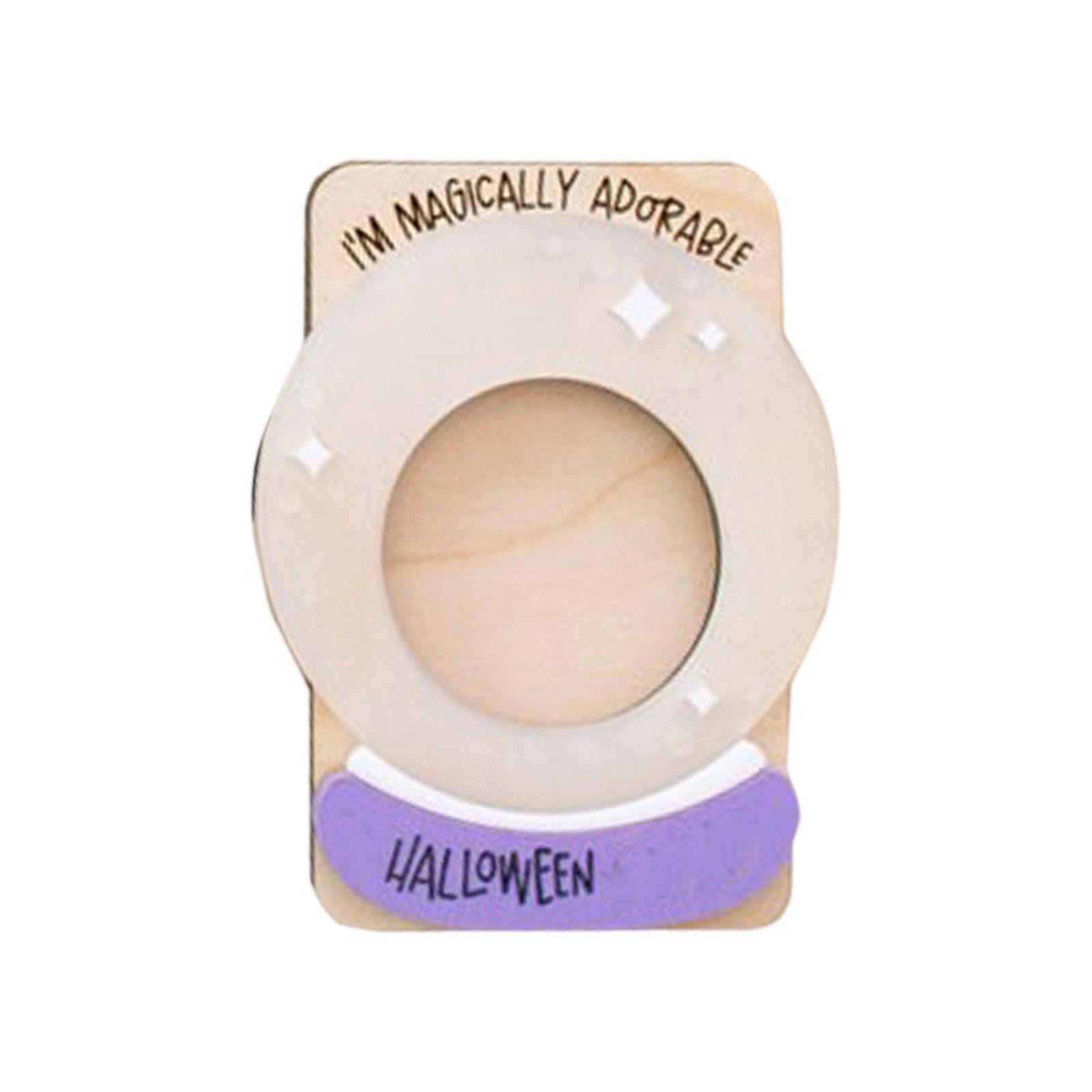 

Halloween Photo Folder, Wooden Photo Rack Funny, Funny And Cute Souvenir Gift One Size