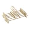 3/6Pcs Pants Skirts Non-slip Clips Hanger Wardrobe Attachable Clothes Organizer Household Space-saving Trousers Drying Racks