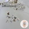 10Pcs 3D K9 Clear Nail Art Rhinestones 2-6mm Sparkle Mini Diamonds Nail Art Decorations DIY Phone Case Crafts Manicure Accessory