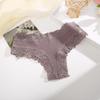 FINETOO Cotton Panties for Women Floral  Lace Briefs Comfortable Underwear Female Underpants Solid Color Pantys Lingerie S-XL