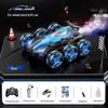 Rechargeable Eight-Wheeled Stunt RC Car with Gesture Control, Drift Spray, and Climbing Rotation for Kids