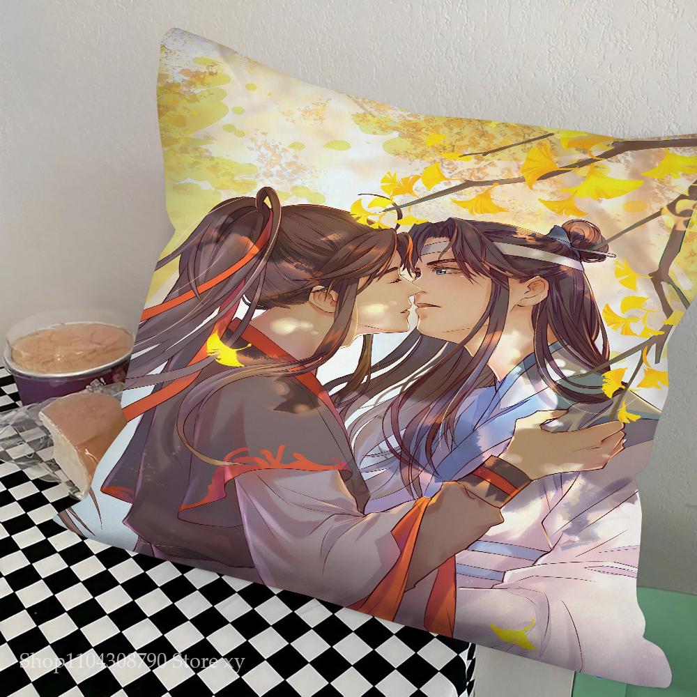 Anime Grandmaster Mo Dao Zu Shi MDZS Pillow Bedroom Sofa Leisure Comfort Cushion Car Living Room Home Decoration
