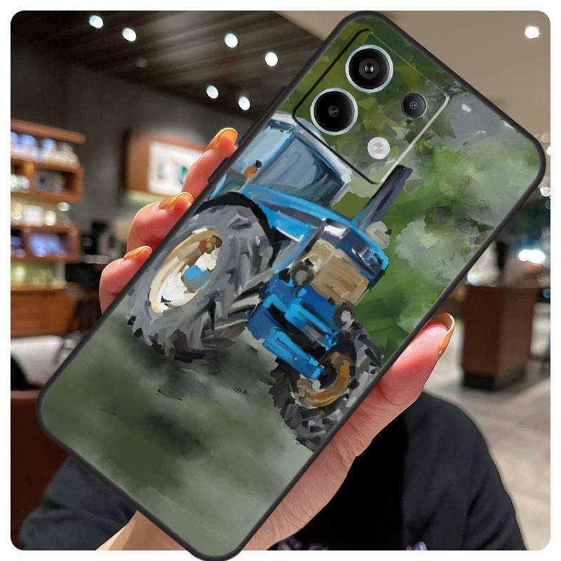 Farm Vehicle Tractor Case For Xiaomi Redmi Note 14 10 11 12 13 Pro 11S 12S Cover For Redmi 15 C 14C 10C 12C 13C