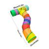 Cat Tunnel Interactive Indoor Cat Play Tunnel Peek Hole Interactive Kitten House Colorful Pet Supplies For Small Breeds Rabbits