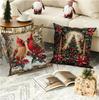 Christmas Pillowcase Christmas Decorative Pillowcase Sofa Decorative Pillow Lumbar Pillowcase