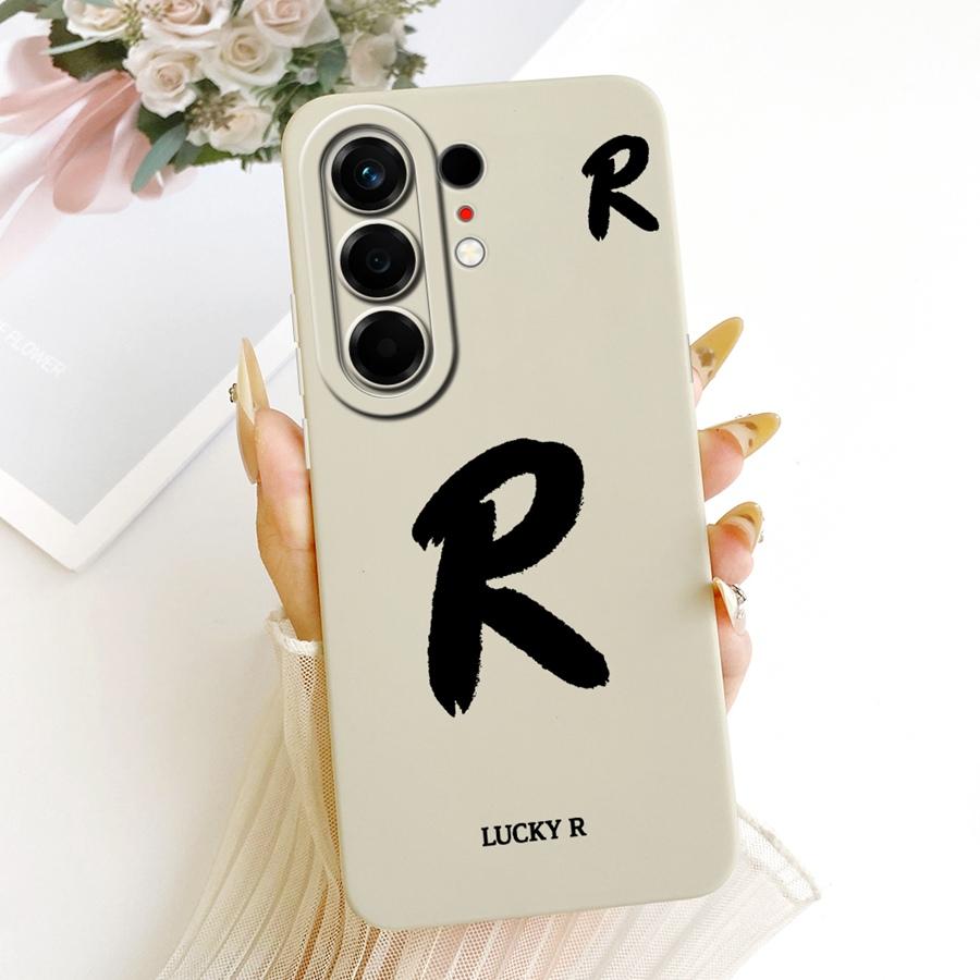For Tecno Camon 50 Pro 4G Case Cover Lucky A-Z Letters Soft Silicone Coque Phone Case For Tecno Camon50 50Pro CN5C N5c Cases