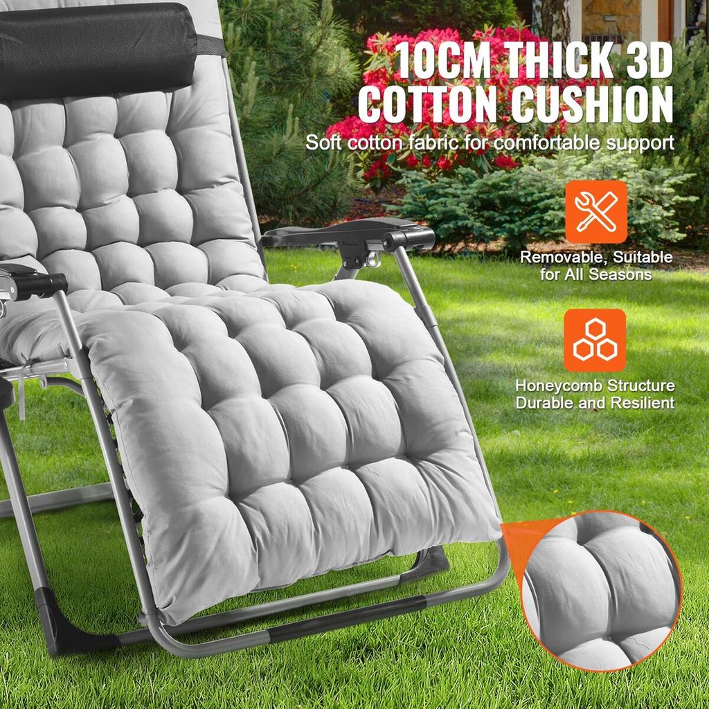 Zero Gravity Chair 33" Zero Gravity Recliner Lounge Chair Indoor & Outdoor