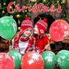 20/10Pcs Merry Christmas Balloons Santa Claus Snowflakes Latex Balloon Inflatable Kids Gifts Christmas New Year Party Decoration