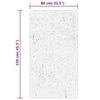 VidaXL Soft and Washable Short Pile Rug, Floor Carpet, Area Rug, Living Room Rug, Modern, 374995