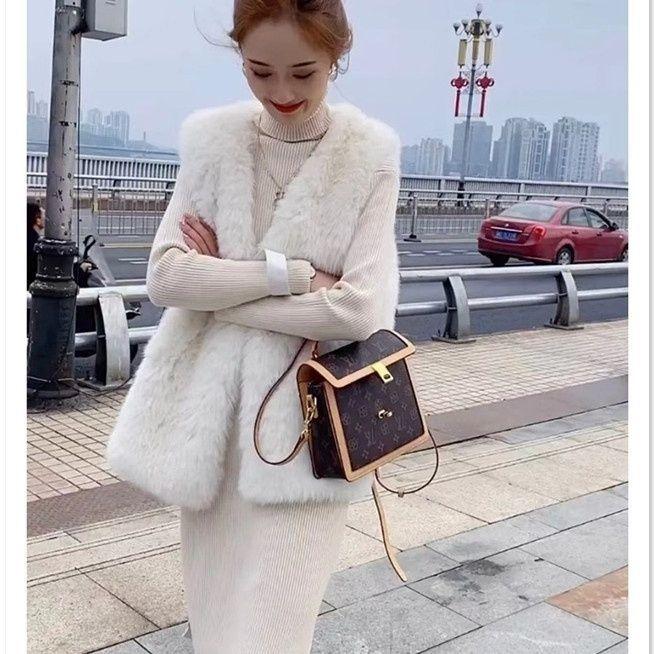 European autumn and winter imitation mink velvet vest femininity outerwear jacket loose cardigan vest trendy imitation fur top