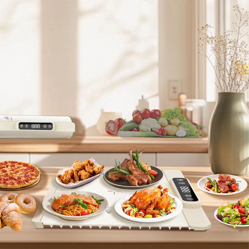 ZISIZ Foldable Electric Food Warming Tray