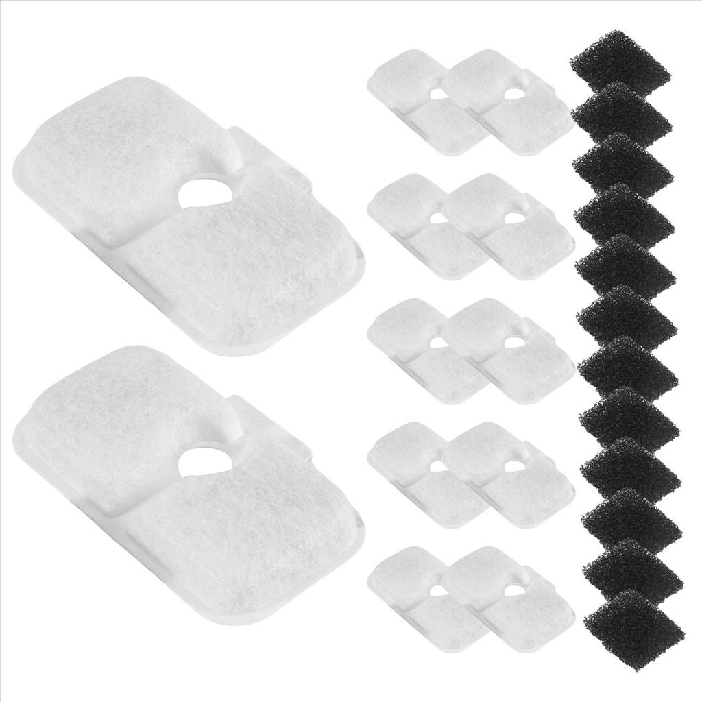 BHBL 12 Pack Replacement Filters for Dockstream Wireless Cat Water Fountain PLWF005/PLWF115/WF105, Pet Fountain Filters