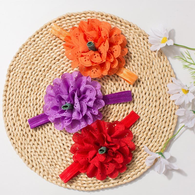 New baby headband Halloween day funny cute pumpkin children's headscarf comfortable baby hair accessories