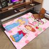 1pc Princess Strawberry (7) Design Printed Area Rug Carpet for Bedroom Living Room Home Decor Rugs Mat Non Slip Mat Rug for Bedside