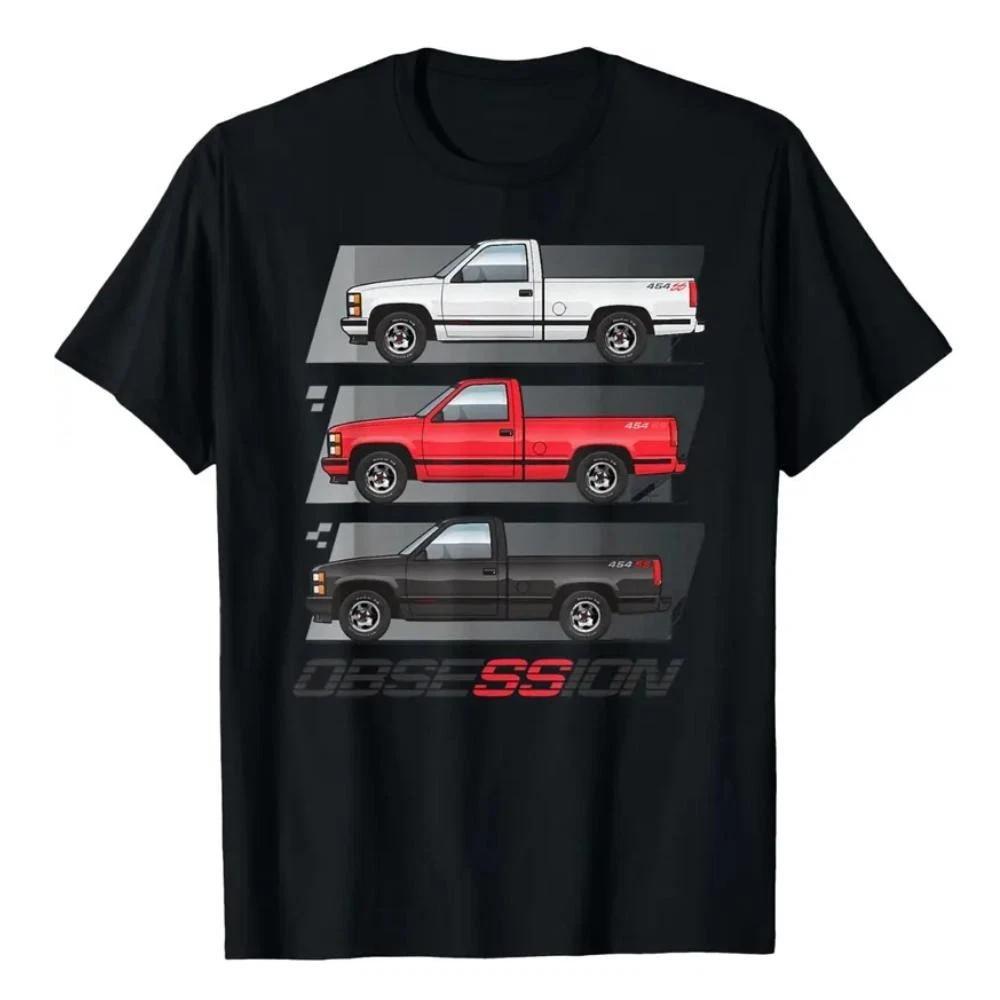 Chevy 454 SS Truck T Shirt OBS 90s Sport Pickup Graphic Tee XXL