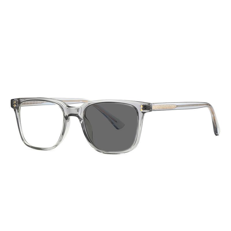 2023 New Retro Photochromic Anti Blue Light Reading Glasses For Men And Woman Square Presbyopic Glasses With Diopter +100 +225