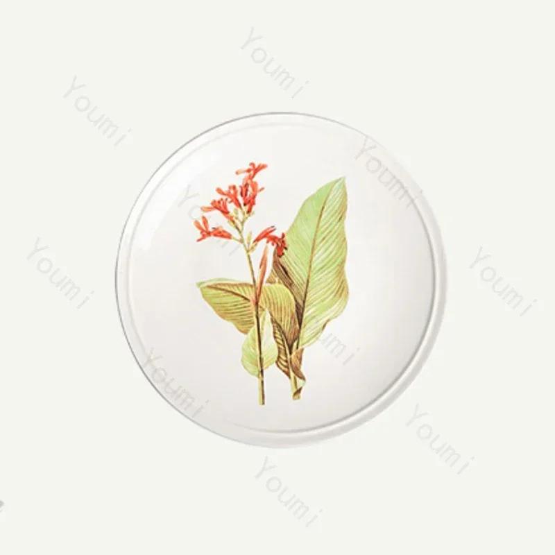 Kreative Blumen Keramikplatte Modischer exquisiter Vorratsbehälter Köstliche Gerichte Speiseteller Einzigartiges Haushaltsgeschirr