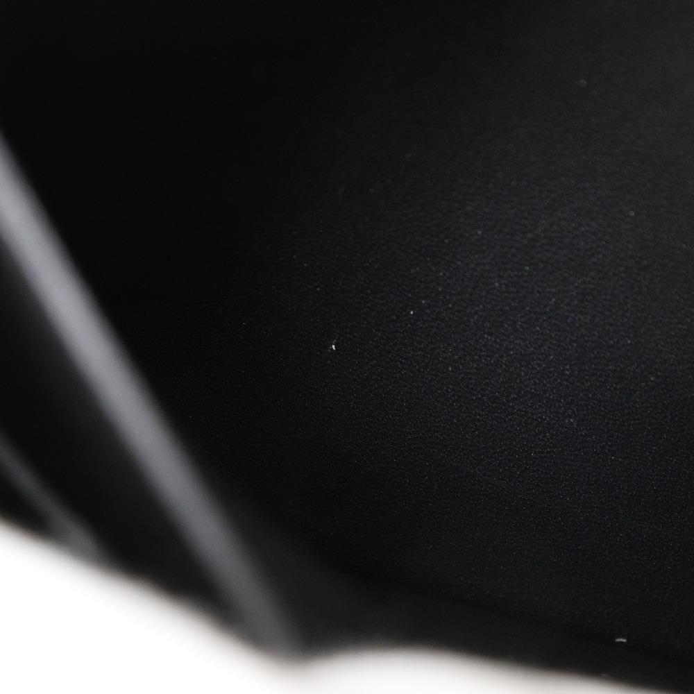 HERMES Dogon GM Purse black/SilverHardware Togo unisex Used