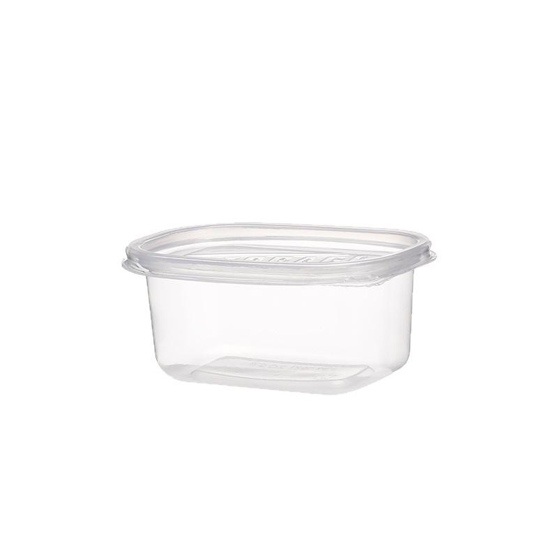 280ml Disposable Plastic Meal Box with Lid for Cake, Yogurt, Taro Balls, or Fruit Salad