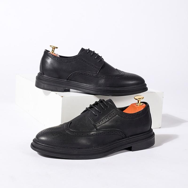 Fashion Summer Mens Oxford Shoes Non Slip Derby Shoes Suitable Business Shoes Casual Leather Footwear Leisure Fashion Sneakers Trainers