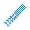 1/2PCS Car Styling Window Switch Luminous Stickers Nighting Glowing Button Auto Stickers Universal Green Orange Blue