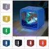 Transparent Fighting Fish LED Fish Tank Plastic Building Block Fish Tank  Office