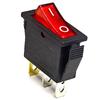 5Pcs Kcd3 Rocker Switch With Led On Off 16A 250V 220V 3 Pin 20A Small Light Cover Cap For Electric Rocket 220 Electronic