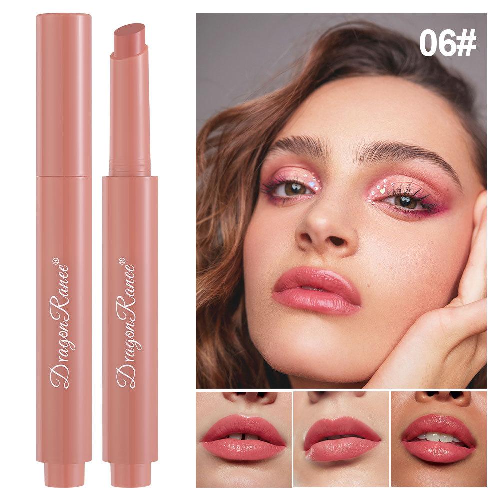 Lip Press Lippenstiftstift Lipgloss Feuchtigkeitsspendender Lipgloss Spiegel Falten auf den Lippen ausgleichend Feuchtigkeitsspendender Lippenstift