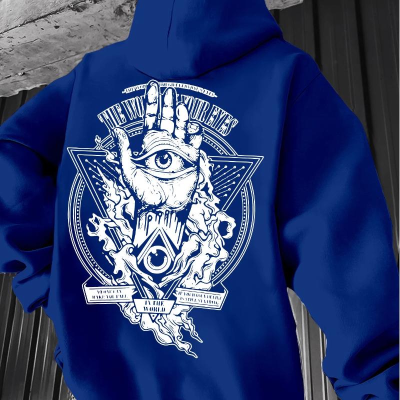 Men's Drawstring Hoodie with Kangaroo Pocket