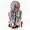 90cm Satin Square Scarf - Paisley Print, Versatile Headscarf, Bandana, or Waist Scarf