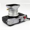 Camera Vintage Style Square Lens Hood Shade Metal Interface Mask Silver Black Light Shield Cover 37 39 40.5 43 46 49 52 55 58mm