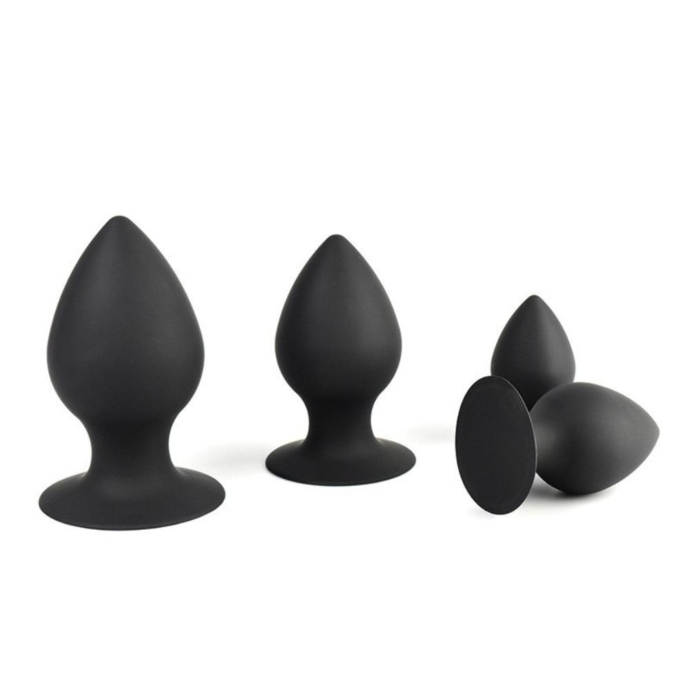 New S/M/L/XL Flower Bud Soft Silicone Anal Plug Suction Cup Big Butt Plug Prostate Stimulation Anal Massager Sex Toys for Women