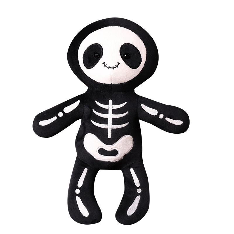 Funny Halloween Skull Bob Plush Toy For Boys Cute Doll Gift Birthday Present