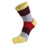 Men's Cotton High-Waist Five-Toe Split Mid-Calf Socks for All Seasons