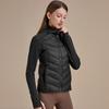 Sports down jacket women's short high-end three-dimensional light and thin goose down jacket white goose down sports cotton jacket
