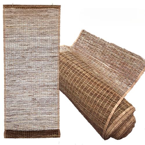 

Chinese Style Ramie Retro Porch Hanging Curtains, Partition Curtains, Screen Curtains, Semi Shading Grass Curtains Plant Fiber 30X100CM